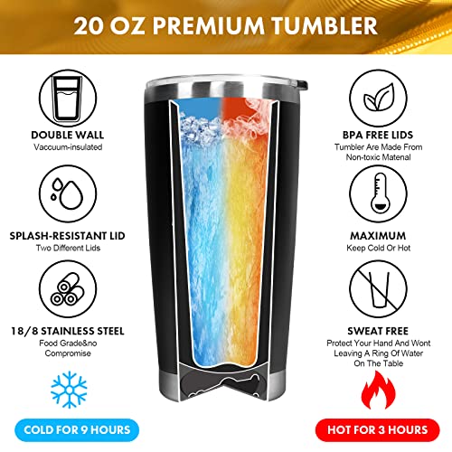 AYGE 40th Birthday Gifts for Men, Coworker, Teachers, Boss, Friends, Dad, Include 20 oz Insulated Tumbler, Gift Box for Men Turning 40 year old