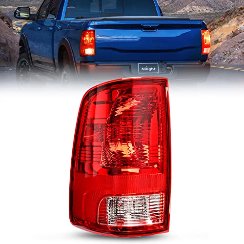 Nilight Taillight Assembly for 2009 2010 2011 2012 2013 2014 2015 2016 2017 2018 Dodge Ram 1500 2500 3500 2019 2020 2021 Classic Rear Lamp OE Style w/Bulbs Left Driver Side