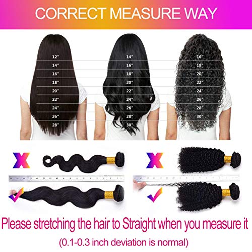 Water Wave Bundles Human Hair 12A Brazilian Virgin Hair Wet and Wavy Curly 3 Bundles 18 20 22 Inches 100% Unprocessed Deep Curly Bundles Human Hair for Women Natural Black Color Hair Extension