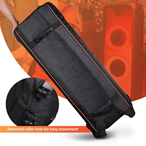 Speaker Bag Travel Case Replacement for JBL Party Box Series, Portable Speaker Carry Tote Bag Backpack for JBL Speaker (For JBL partybox 110 black)