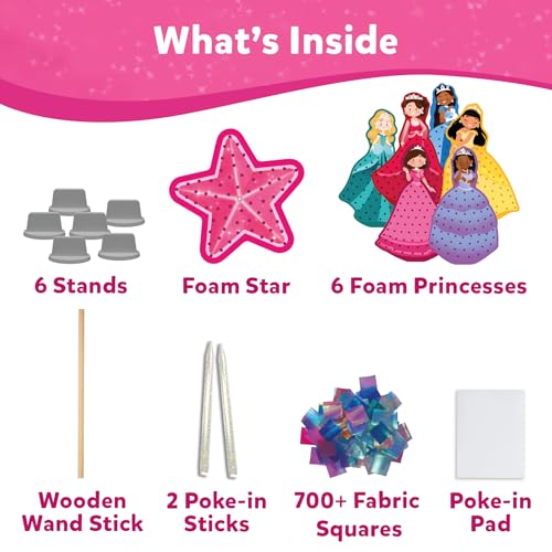 Skillmatics Art & Craft Activity - Poke-in Art Flower Bouquet, Mess-Free Sewing Art for Kids, Craft Kits, DIY Activity, Gifts for Girls & Boys Ages 4, 5, 6, 7, 8, 9