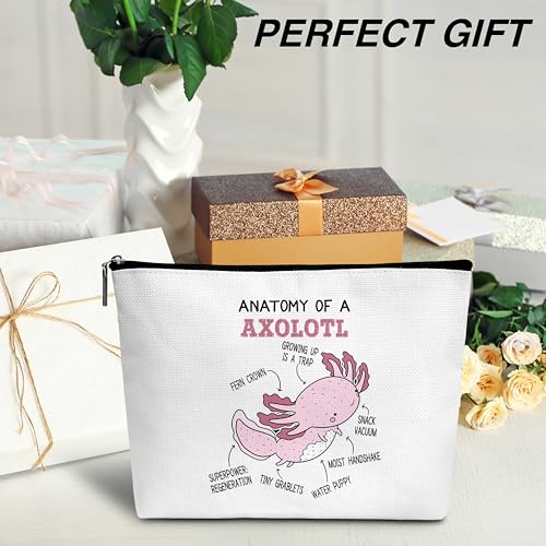 heiyihe Ferret Lover Gift Anatomy Of A Ferret Makeup Bag Ferret Gifts Birthday Christmas Graduation Gifts for Animal Lover Ferret Mom Woman Girl Daughter Travel Bag-A05