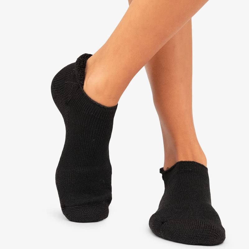 Thorlos T Max Cushion Tennis Rolltop Socks, Black (3 Pair Pack), Large