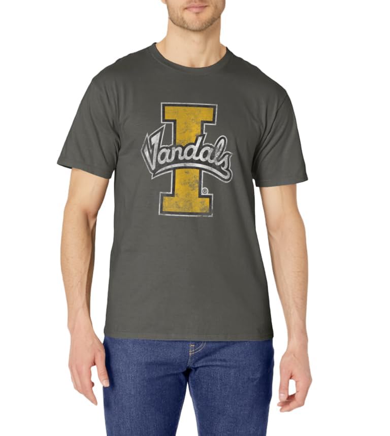 University of Idaho Vandals Distressed Primary Logo T-Shirt