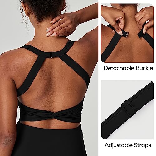 Ewedoos Tennis Dress Adjustable Straps Athletic Dress with Built-in Shorts & Bras Womens Workout Golf Exercise Dresses