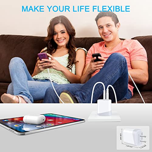 Super Fast Charger Samsung Type C Charging Block for Samsung Galaxy Z Flip 7 FE 7 6 5 4 Z Fold 7 6 5 4 S25 Ultra A17 A16 5G A56 A36 A26 S23,USB C Wall Charger Box for iPhone 16 15 14 13 12,Pixel 9a