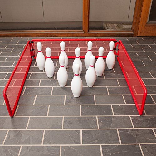 Champion Sports Bowling Pin Backstop: Sporting Goods Equipment for Training & Family Games