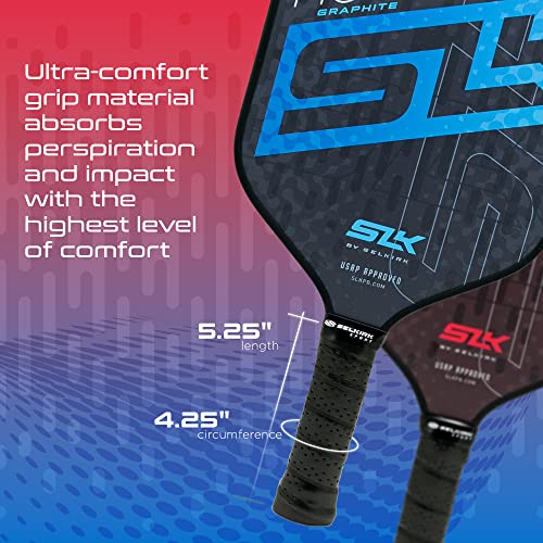 2024 SLK by Selkirk Pickleball Paddles | Featuring a Multilayer Fiberglass and Graphite Pickleball Paddle Face | SX3 Honeycomb Core | Pickleball Rackets Designed in The USA for Traction and Stability