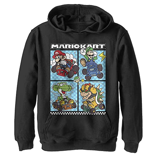 Nintendo Four on the Floor Youth Pullover Hoodie Black