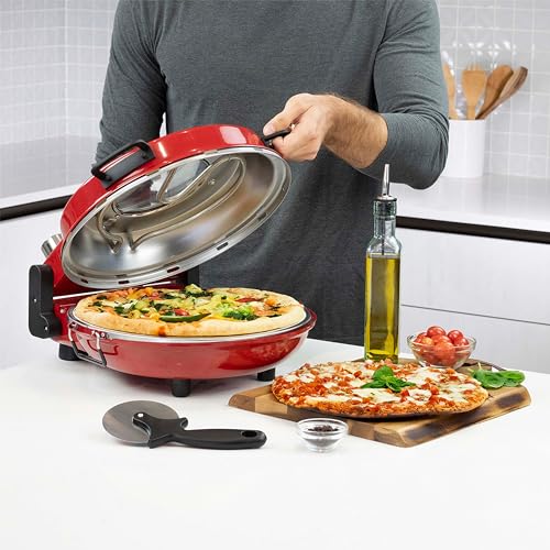 Kalorik Hot Stone Pizza Oven, Red (PZM 43618 R)
