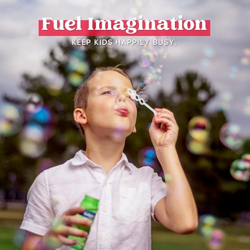 JOYIN Bubble Bottles 6/12/24/36PCS (4oz Solution), Bubbles for Toddlers 1-3, Blow Bubbles Solution Wand Bulk for Party Favors for Kids, Toddler Summer Outdoor Toys Gift for Kids (6)