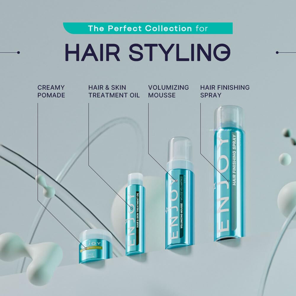 ENJOY Volumizing Mousse (6.8 OZ) Volume Building Mousse; Lightweight Ingredients add Extra Body