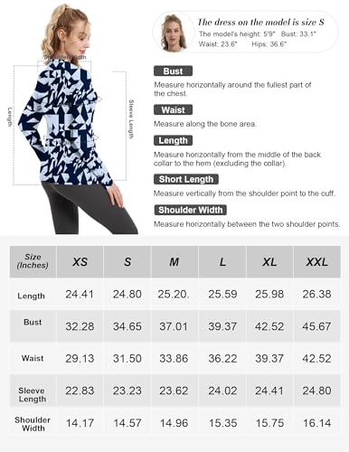 FKEEP Women's Tennis Golf Shirt Long Sleeved Top Sport Activewear V-Neck Workout Athletic (Light Gray, S)