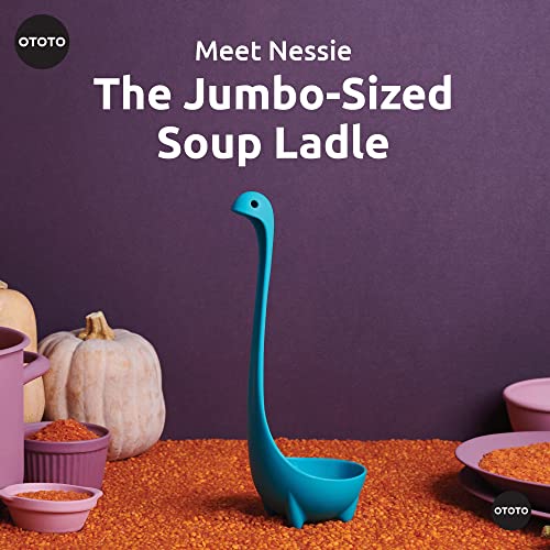 The Original Nessie Ladle by OTOTO - Soup Ladle, Cute Gifts, Funny Kitchen Gadgets, Loch Ness design, Cooking Gifts for Mom - Cute and Practical Kitchen Utensils - Unique Gifts for Women, Mothers Day