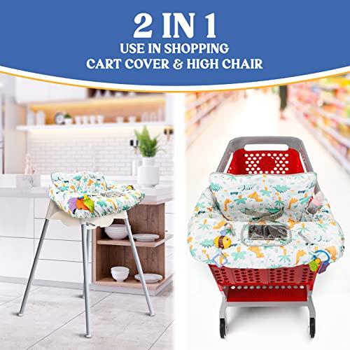 Shopping Cart Cover for Baby PILLANI, High Chair Covers for Baby Restaurant Seat, Grocery Cart Cover for Baby Boy, Cotton Buggy Covers for Babies, Baby Cart Hammock for Infant Chair, Seat Cover Items