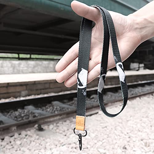 FORZEN Cool Neck Strap Key Chain Holder for Women Men,Lanyards for Keys Wallet and ID Badge (Tree ring)