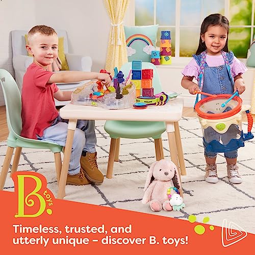 B. toys- Pack o' Puzzles 2-Pack - Pets & Dinos- Wooden Puzzle Box Set – 2 Puzzle Boxes, 8 Puzzles- 12-Piece Jigsaw Puzzles for Kids – 3 Years +