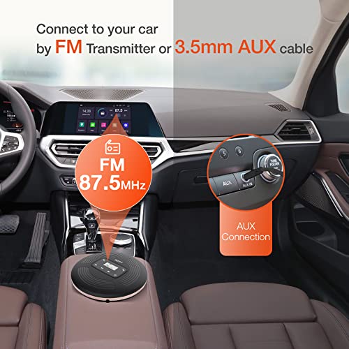 HOTT Portable CD Player with Bluetooth and FM Transmitter,Portable Walkman CD Player with Touch Buttons Backlight,Rechargeable Discman Player with AUX Cable,CD Player Shockproof for Car Home CD903TF