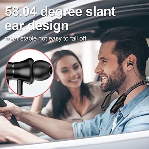 Nepartak Wireless Bluetooth Headphones with 120 Hours Playback, Built-in Mic, in-Ear Design, Stereo Bass, Noise Reduction, Waterproof Sports Neckband Headset