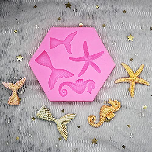 Hollow Leaf Silicone Molds Lover Heart Chocolate Molds Geometry 3D Silicone Mould Chocolate Candy Leaf Mold Sugar Craft Cake Decoration Cupcake Top (L_Flower_14.4 * 5 * 0.12inch)