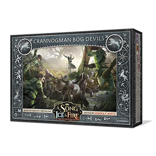 CMON A Song of Ice and Fire Tabletop Miniatures Game Crannogmen Bog Devils Unit Box - Unleash Stealthy and Deadly Fighters! Strategy Game for Adults, Ages 14+, 2+ Players, 45-60 Min Playtime, CMON