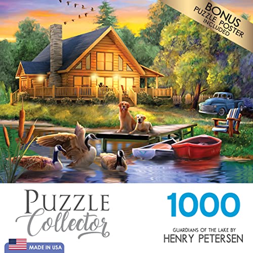 RoseArt - Puzzle Collector - Guardians of The Lake - 1000 Piece Jigsaw Puzzle for Adults