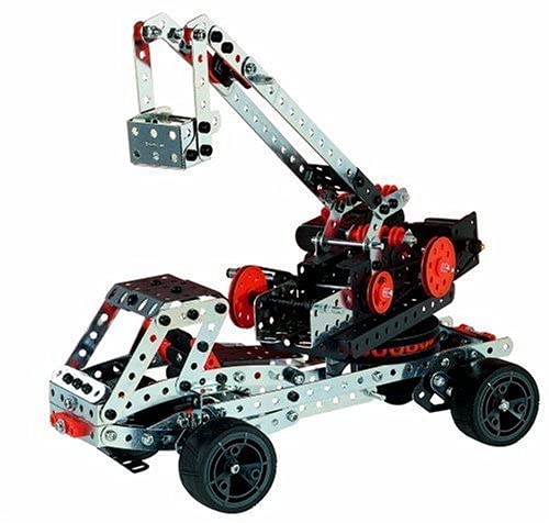 MECCANO Erector Super Construction 25-in-1 Motorized Building Set, Steam Education Toy, 638 Parts, for Ages 10+