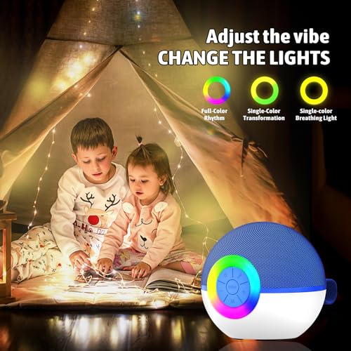 Heroange Karaoke Microphone Machine Toys for Kids Adults, Mini Portable Bluetooth Speaker with Wireless Mic, Christmas Birthday Gifts for Boys Girls Ages 3 4 5 6 7 8 9 10 11 12+ Year Old Blue