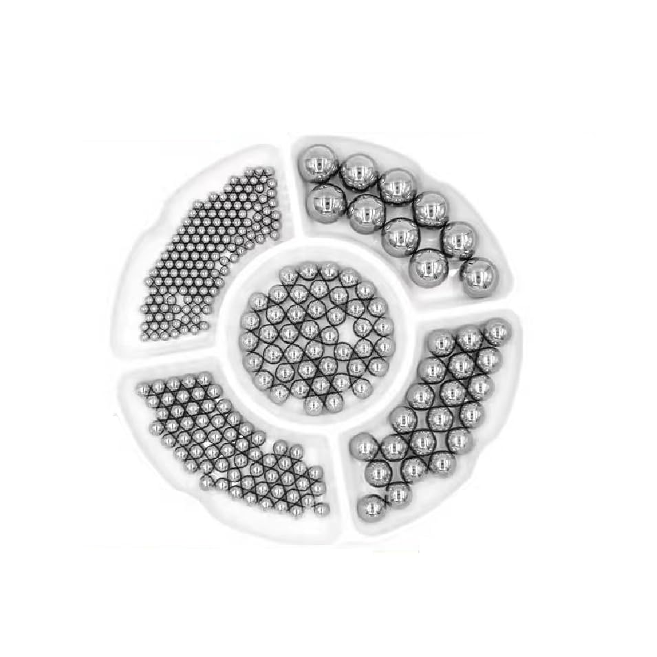 ZYsteelball-(50pcs, 12mm) Chrome Steel Bearing Balls Precision Ball G25