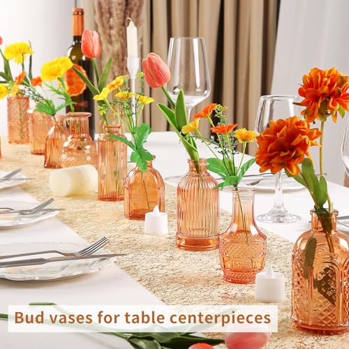 Versatile Glass Bud Vases, Ideal for Home Decor and Weddings, Centerpieces, Candle Holders, Diffuse Bottles, Hydroponic Stations - Perfect (Pack of 30,Yellow Green)