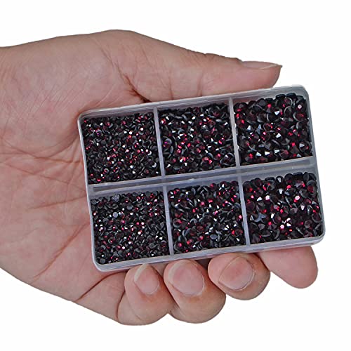 LPBeads 3000 Pieces SS16 Paradise Shine Hotfix Rhinestones Flatback Round Crystal Glass Rhinestones Gems for Crafts Nail Face Art Clothes Shoes Bags DIY