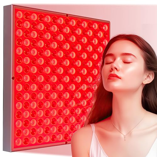 Red Light Lamp, CLMTAS 45W Panel with 660nm ＆ 850nm Near-Infrared Light Combo, for Body, Festival Gift