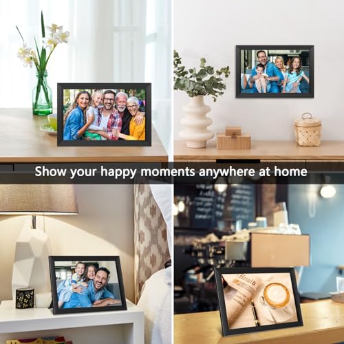 𝟯𝟮𝗚𝗕 Smart Digital Photo Frame, 10.1-Inch WiFi Digital Picture Frame with 1280x800 IPS FHD Touchscreen, Auto-Rotate Wall Mountable TF Card, Easy Share Photos/Videos via Uhale App from Anywhere