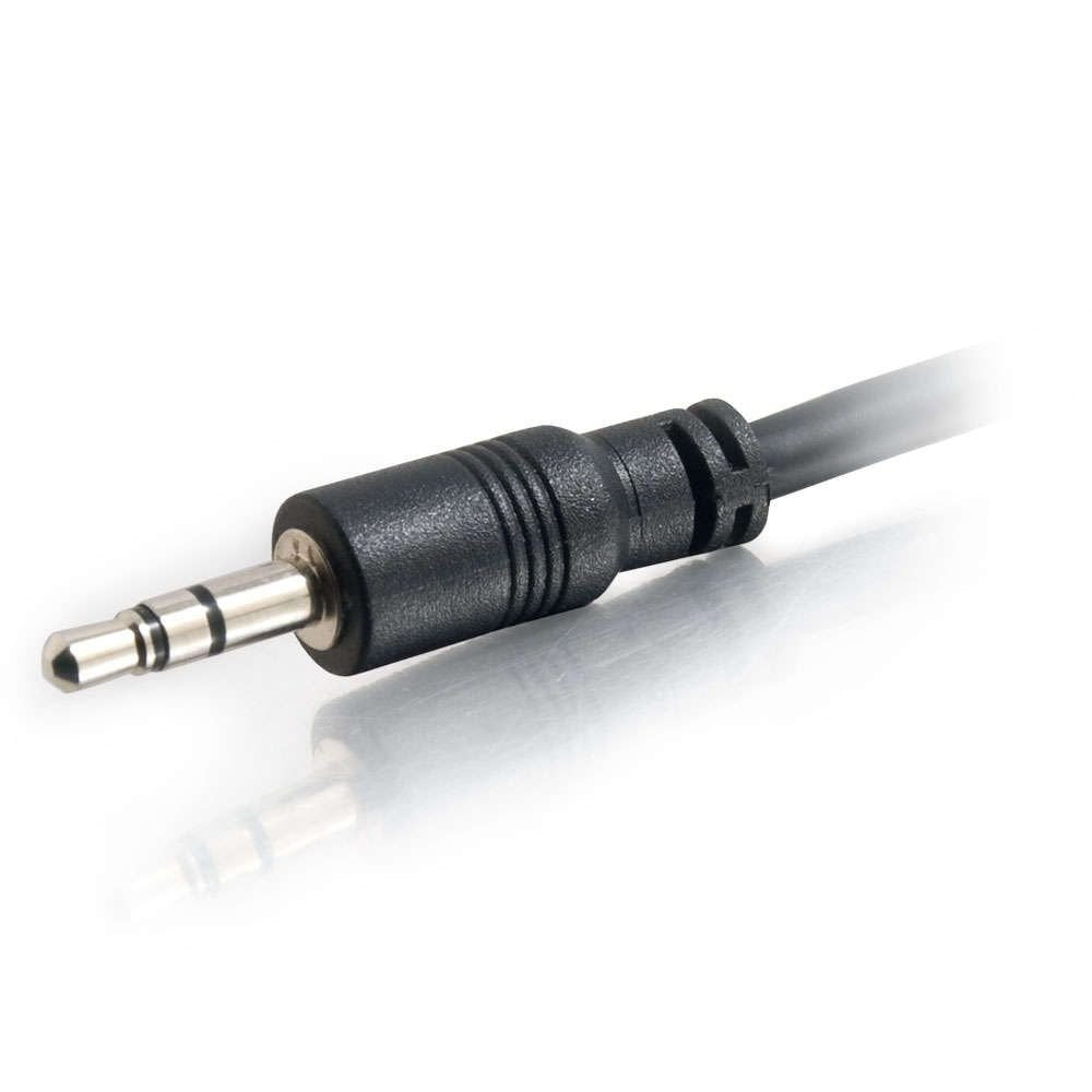 C2G Legrand 3.5MM Stereo Audio Cables, 3.5MM Male to Male Cord, Black Audio Cable with In-Wall, CMG-Rated Jacket, 50 Foot 3.5MM Audio Cable, 1 Count, C2G 40109