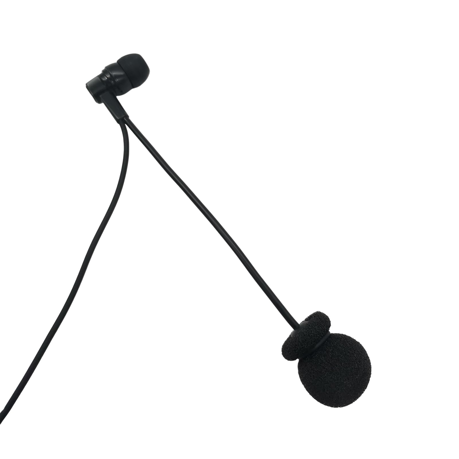 stdgove 3.5mm Wired Earpiece Coach Sideline Football Headset Referee Coaching Headphone with Boom Open Mic Microphone Intercom Commnication Earphone Coms Ear Piece for Ejeas v4 v6 pro(in Ear)