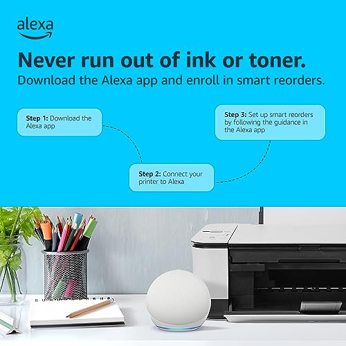 Canon PIXMA TR7020a All-in-One Wireless Color Inkjet Printer, with Duplex Printing, Mobile Printing, and Auto Document Feeder, Black, Works with Alexa