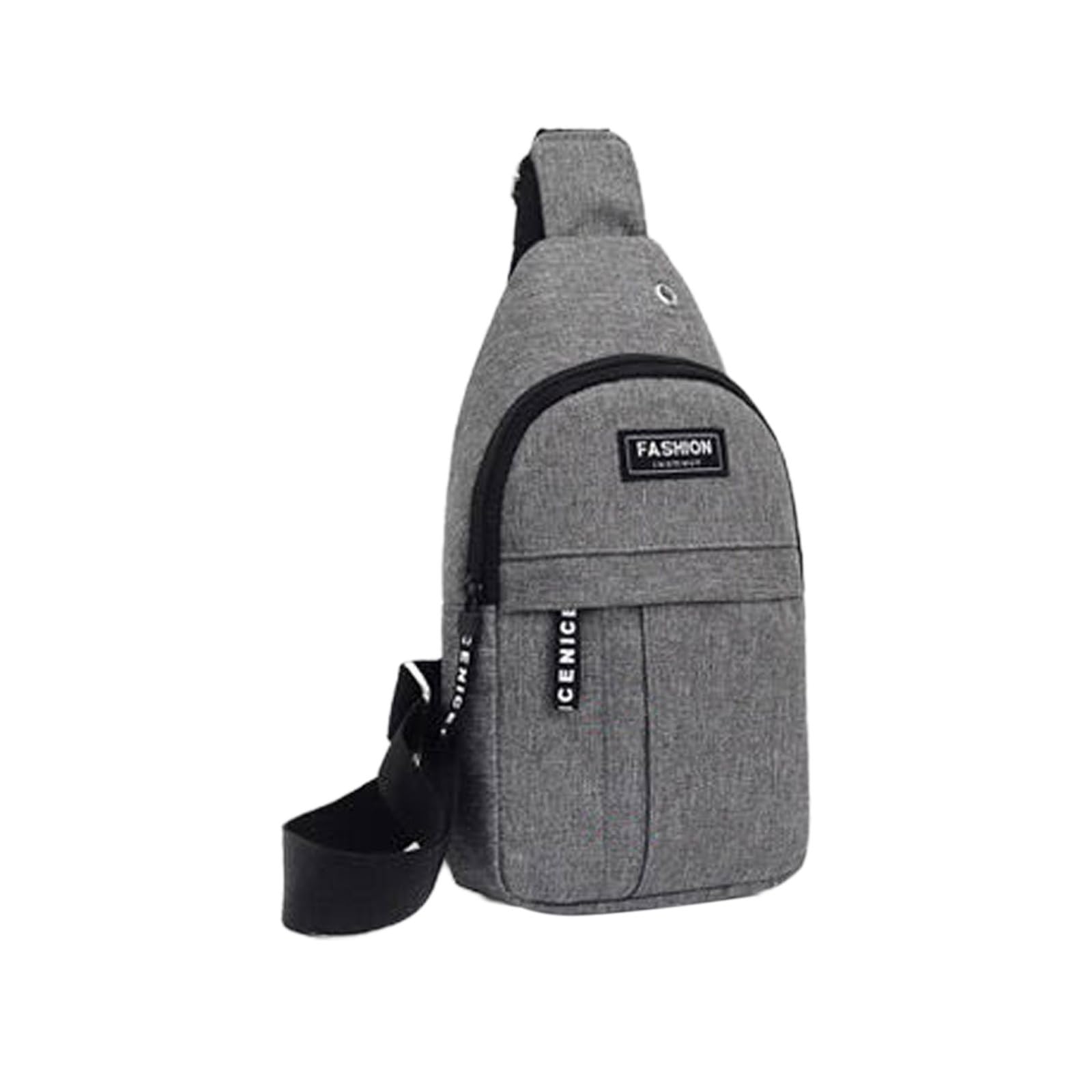 Overstock Items Clearance, Sling Bag for Women Mens, with Usb Charging Port, Small Backpack Sash Bag for Walking Hiking