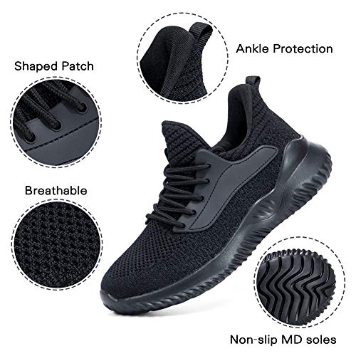 Akk Womens Tennis Shoes - Women Memory Foam Walking Shoes Lightweight Breathable Athletic Running Gym Workout Sneakers