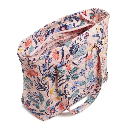 Vera Bradley Cotton Multi-strap Shoulder Satchel Purse, Daisies