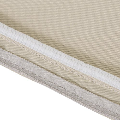 Classic Accessories Montlake Water-Resistant 25 x 25 x 5 Inch Square Outdoor Seat Cushion Slip Cover, Patio Furniture Chair Cushion Cover, Light Charcoal Grey, Patio Furniture Cushion Covers