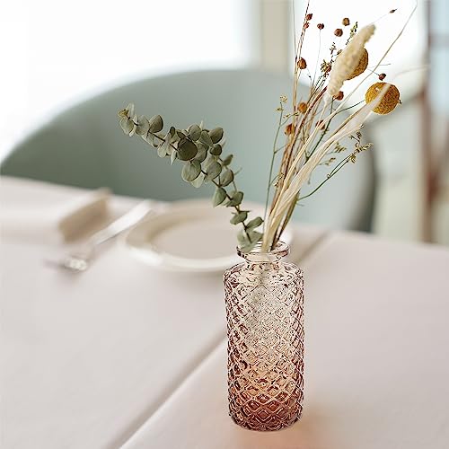 22 Pack Bud Vase in Bulk - BEAHOT Clear Flower Vases for Wedding Decorations, Glass Vase for Centerpiece Table Decorations, Small Boho Vase for Home Decor, Wedding Decor, Centerpieces, Party, Office