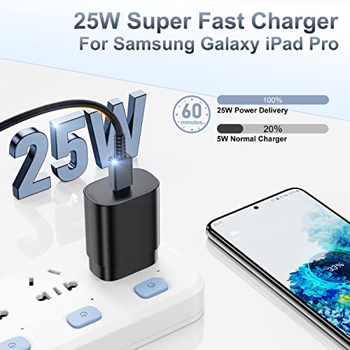 Super Fast Charger Type C, 2Pack 45W USB C Wall Charging Block Adapter and 6ft Android Phone Charger Cable for Samsung Galaxy S23 Ultra/S23/S23+/S22/S22 Ultra/S22+/S22 Plus/S21/Note 20 Ultra/Note10+
