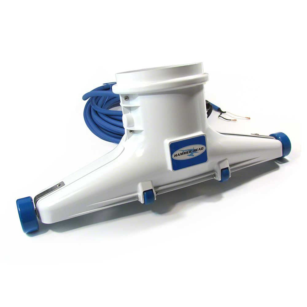 Vacuum Head 30 Inch Complete (60 Foot Cord, Motor, Prop, Yoke and One Debris Bag) White