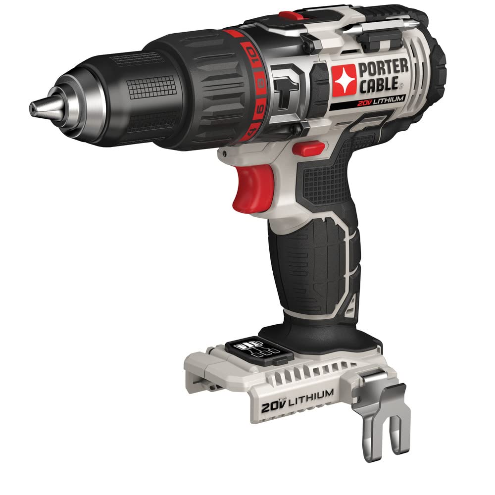 PORTER-CABLE 20V MAX* Hammer Drill, Tool Only (PCC620B)