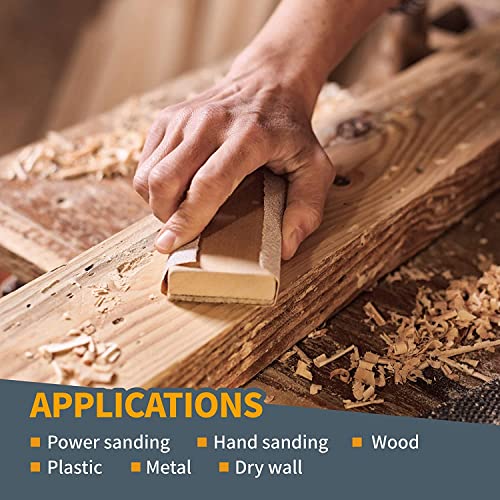 POWERTEC 4RA1122V Longboard Continuous Roll 2-3/4” by 25 Yard Sanding Paper, Gold 220 Grit Aluminum Oxide Abrasive Adhesive Backed Sandpaper for Woodworking, 1 PK