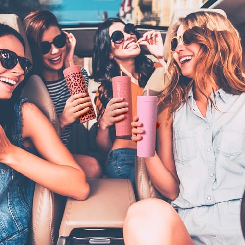 Modwnfy 12 Pack 16Oz Matte Black Acrylic Tumbler Set with Lids and Straws, Reusable Double Wall Plastic Tumblers for Cold Hot Drinks