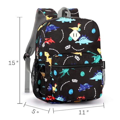 STEAMEDBUN Kids Backpack for Boys 4-8: Boys Backpacks for Elementary School- Dinosaur Backpack - 15 inch Backpack for Kindergarten