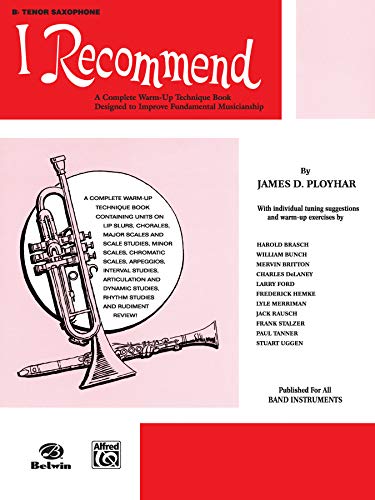 I Recommend: B-flat Tenor Saxophone