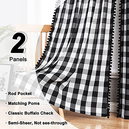 Treatmentex Buffalo Check Curtains