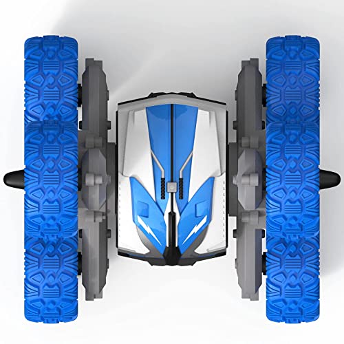 Threeking Waterproof RC Stunt Cars Remote Control Car Double sided Driving 360 degree Flips Rotating car Toy Gifts Presents for Boys/Girls Ages 6+